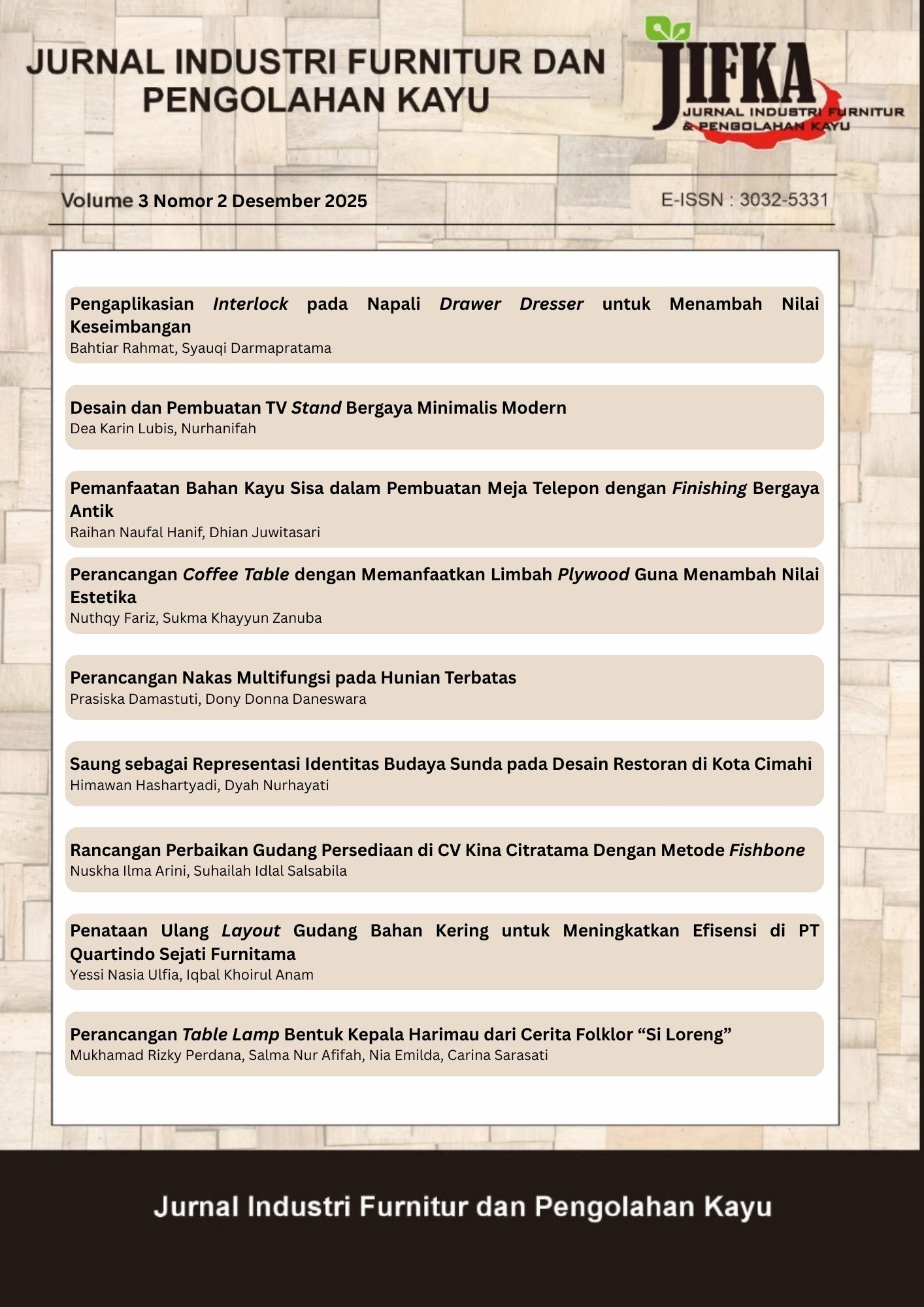 					Lihat Vol 3 No 2 (2025): JIFKA Desember 2025
				